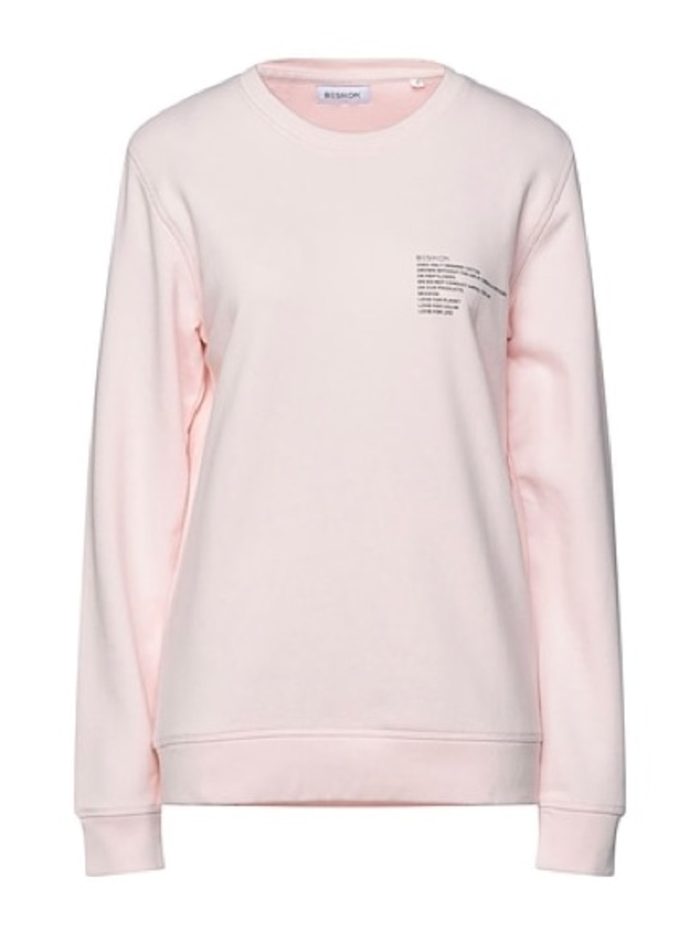 BESIKON light pink sweatshirt 100% Organic Cotton size XS unisex